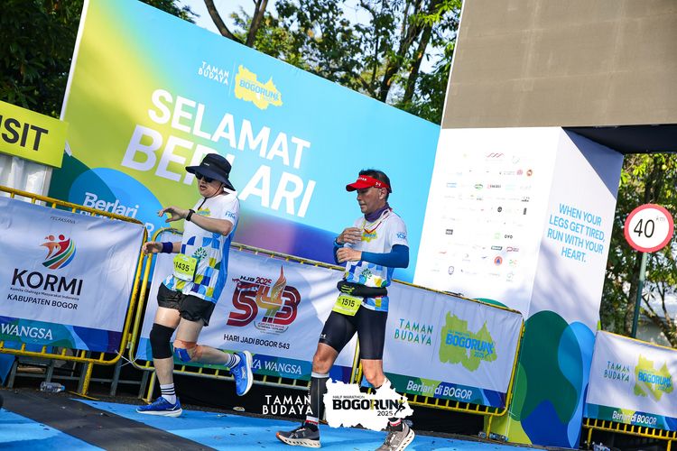 Race photo from Taman Budaya x BOGORUN 2025
