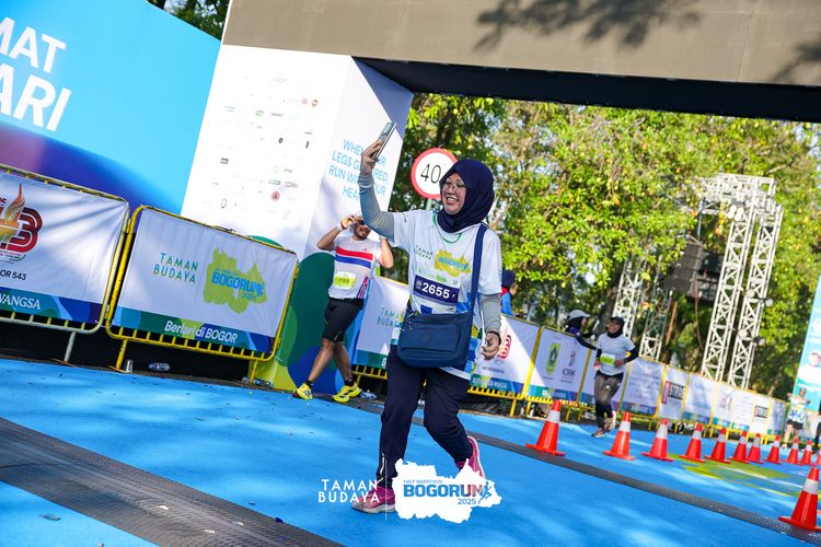 Race photo from Taman Budaya x BOGORUN 2025