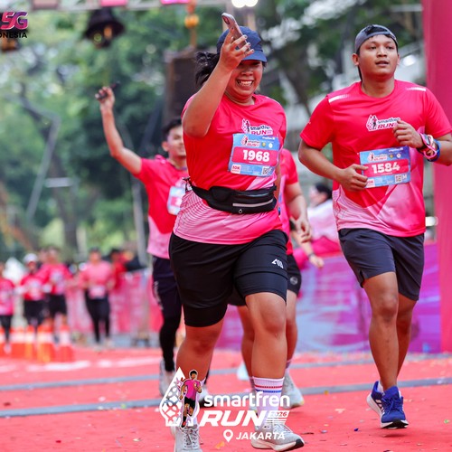 Race photo from SMARTFREN RUN 2026