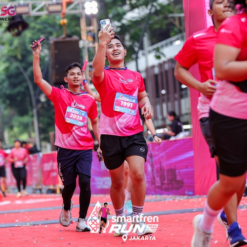 Race photo from SMARTFREN RUN 2026