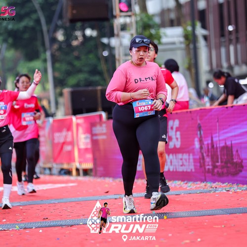 Race photo from SMARTFREN RUN 2026