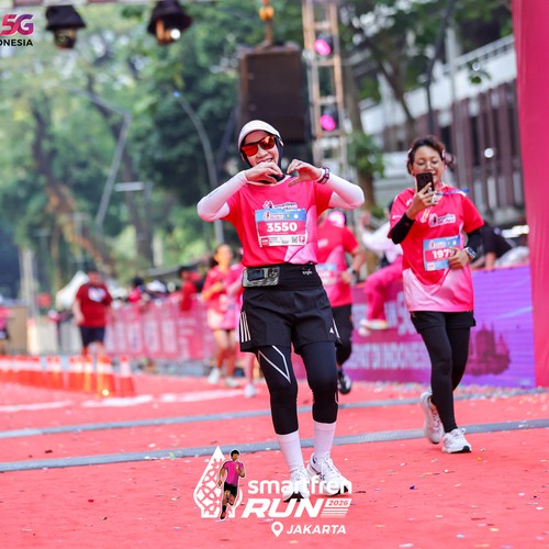 Race photo from SMARTFREN RUN 2026