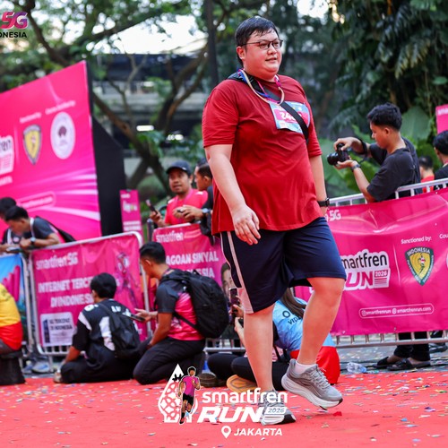 Race photo from SMARTFREN RUN 2026