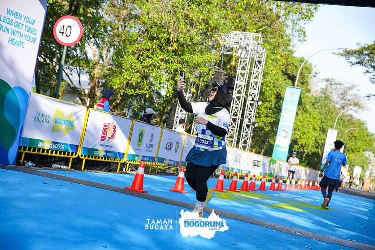 Race photo from Taman Budaya x BOGORUN 2025