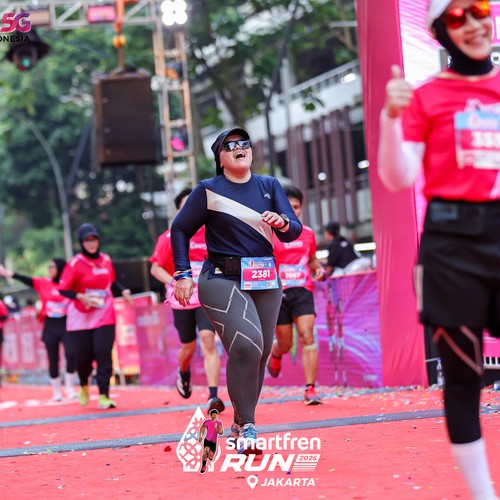 Race photo from SMARTFREN RUN 2026