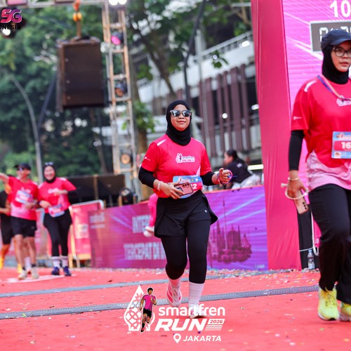 Race photo from SMARTFREN RUN 2026