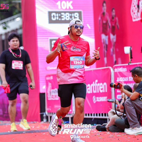 Race photo from SMARTFREN RUN 2026
