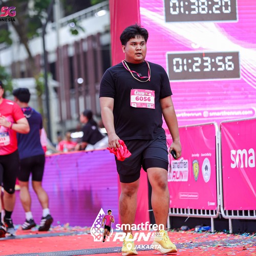 Race photo from SMARTFREN RUN 2026