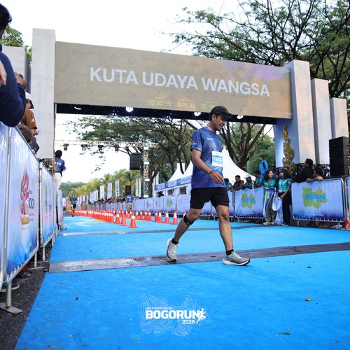 Race photo from BOGORUN 2026