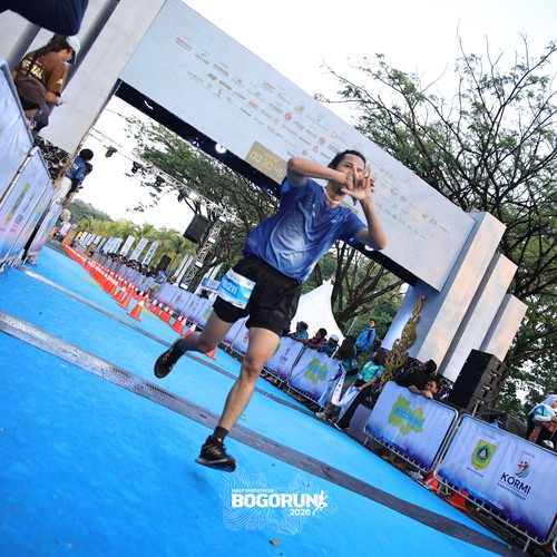 Race photo from BOGORUN 2026