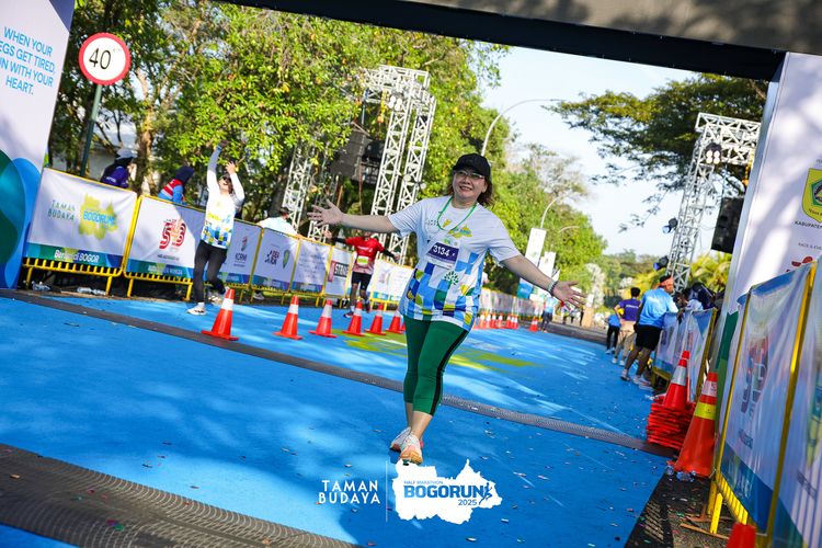 Race photo from Taman Budaya x BOGORUN 2025