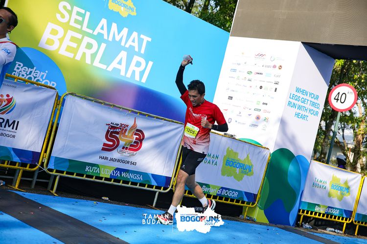 Race photo from Taman Budaya x BOGORUN 2025