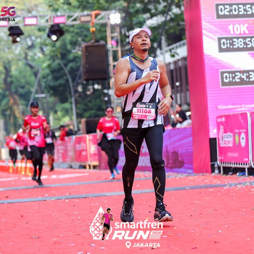 Race photo from SMARTFREN RUN 2026