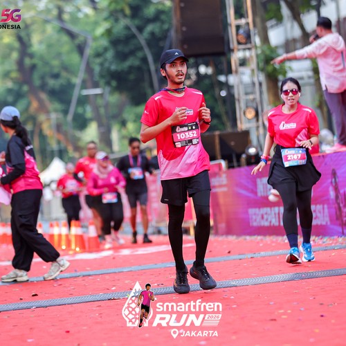 Race photo from SMARTFREN RUN 2026