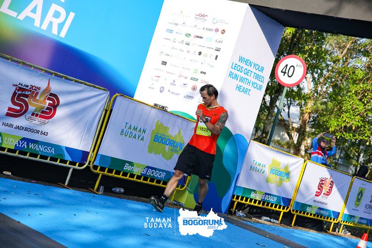 Race photo from Taman Budaya x BOGORUN 2025