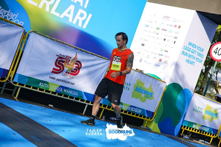Race photo from Taman Budaya x BOGORUN 2025
