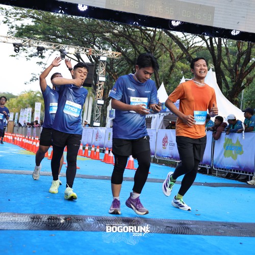 Race photo from BOGORUN 2026