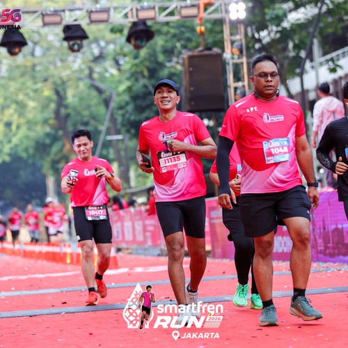 Race photo from SMARTFREN RUN 2026