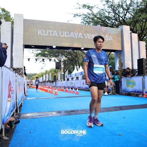 Race photo from BOGORUN 2026
