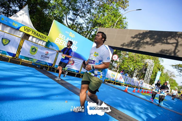 Race photo from Taman Budaya x BOGORUN 2025