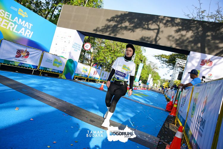 Race photo from Taman Budaya x BOGORUN 2025