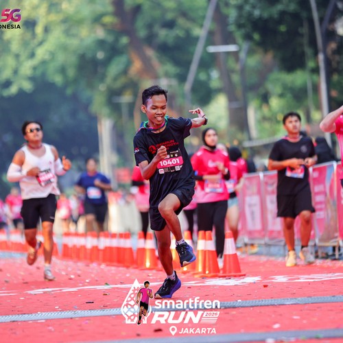 Race photo from SMARTFREN RUN 2026