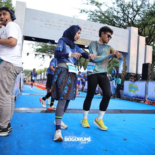 Race photo from BOGORUN 2026