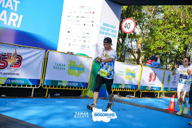 Race photo from Taman Budaya x BOGORUN 2025