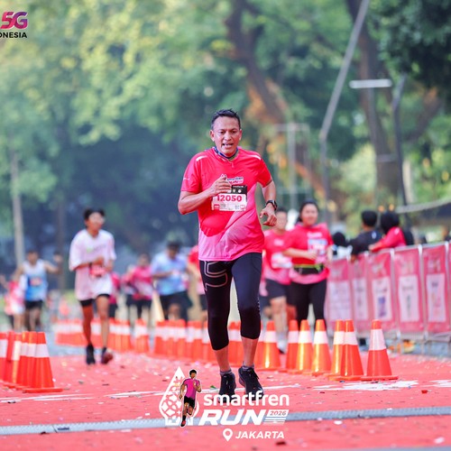 Race photo from SMARTFREN RUN 2026