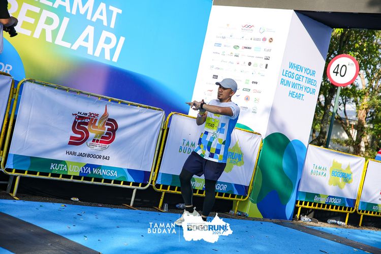Race photo from Taman Budaya x BOGORUN 2025