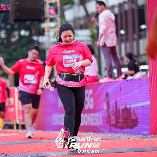 Race photo from SMARTFREN RUN 2026