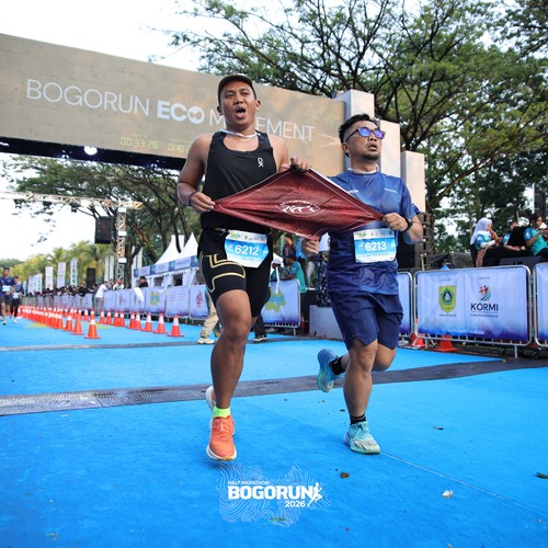 Race photo from BOGORUN 2026