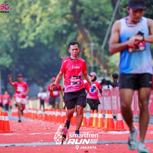 Race photo from SMARTFREN RUN 2026