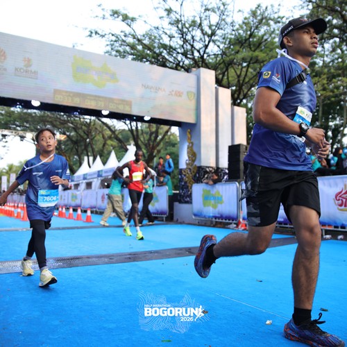 Race photo from BOGORUN 2026