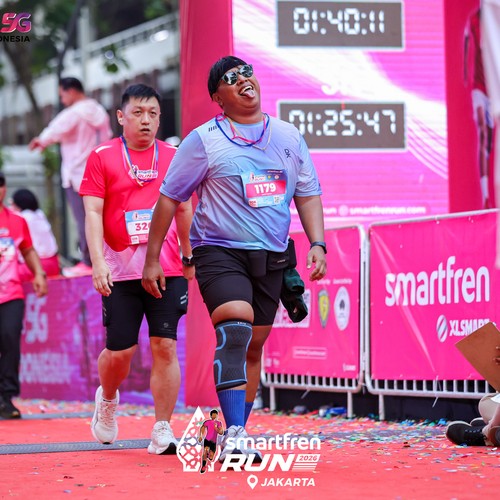 Race photo from SMARTFREN RUN 2026