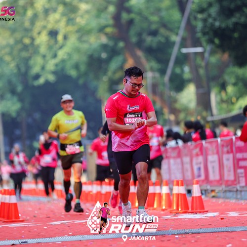 Race photo from SMARTFREN RUN 2026
