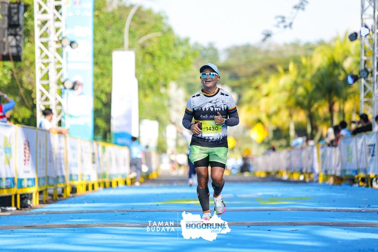 Race photo from Taman Budaya x BOGORUN 2025