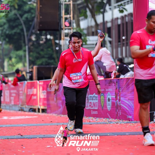 Race photo from SMARTFREN RUN 2026