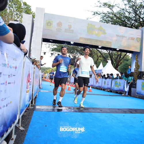 Race photo from BOGORUN 2026