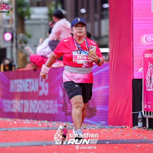 Race photo from SMARTFREN RUN 2026