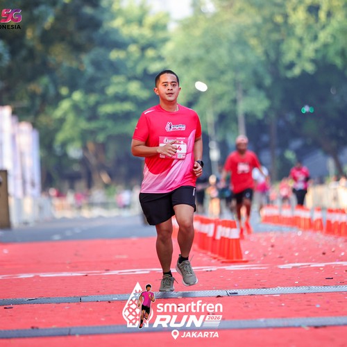 Race photo from SMARTFREN RUN 2026