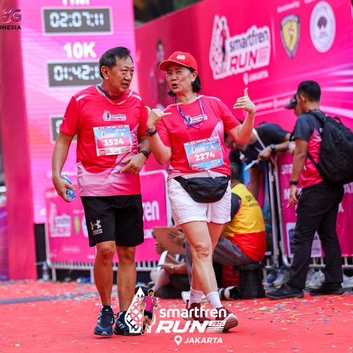 Race photo from SMARTFREN RUN 2026