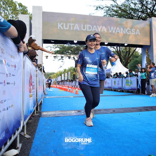 Race photo from BOGORUN 2026