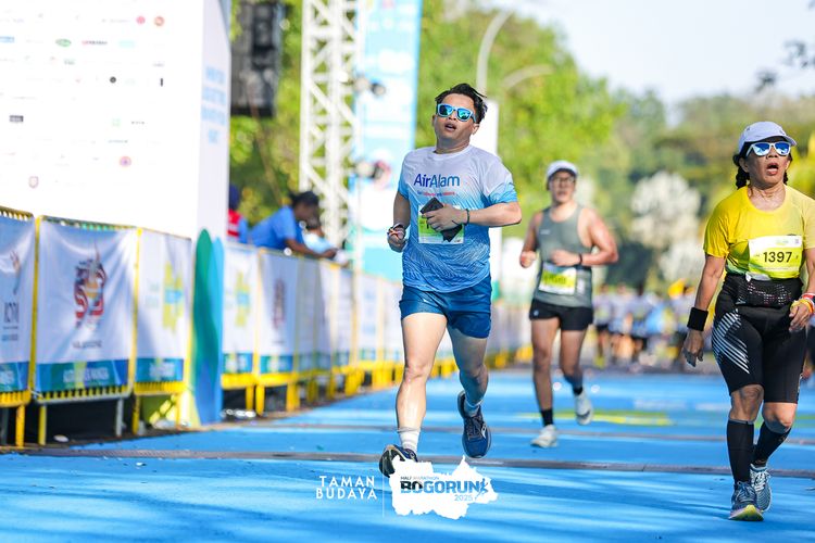 Race photo from Taman Budaya x BOGORUN 2025