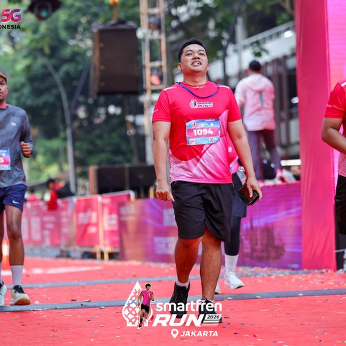 Race photo from SMARTFREN RUN 2026