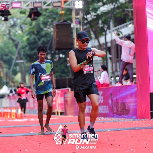 Race photo from SMARTFREN RUN 2026