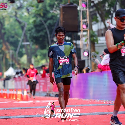 Race photo from SMARTFREN RUN 2026
