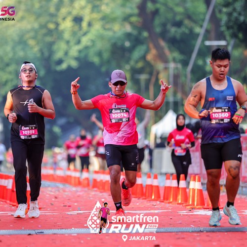 Race photo from SMARTFREN RUN 2026