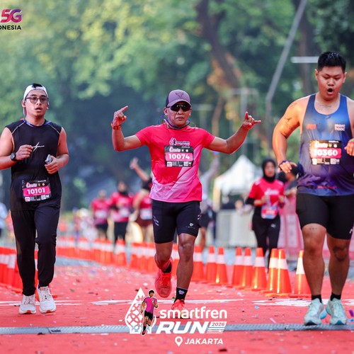 Race photo from SMARTFREN RUN 2026