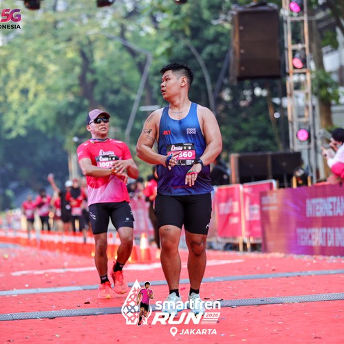 Race photo from SMARTFREN RUN 2026